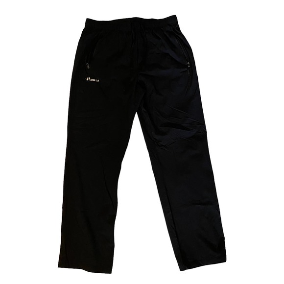 PUDOLLA Men's Size L Pull On Pants Elastic Waist Pockets Nylon Spandex Stretchy - Picture 1 of 7